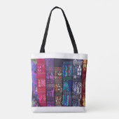 Guatemalteekse textieldesign tote bag (Achterkant)