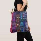 Guatemalteekse textieldesign tote bag (Dichtbij)