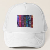 Guatemalteekse textieldesign trucker pet (Voorkant)