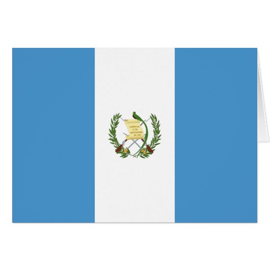 Guatemalteekse vlag (Voorkant Horizontaal)