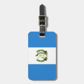 Guatemalteekse vlag bagagelabel (Voorkant verticaal)