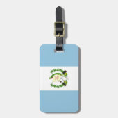 Guatemalteekse vlag bagagelabel (Voorkant verticaal)