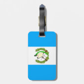 Guatemalteekse vlag bagagelabel (Achterkant verticaal)