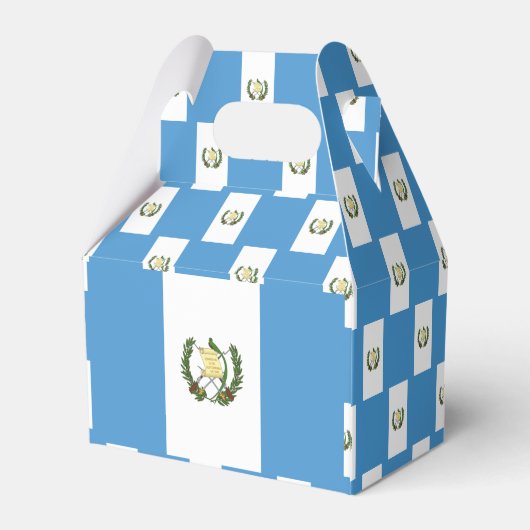 Guatemalteekse vlag bedankdoosjes (Achterkant)