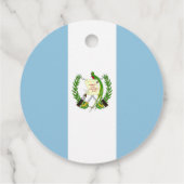 Guatemalteekse vlag bedankjes labels (Achterkant)