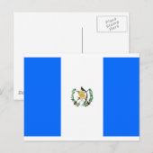 Guatemalteekse vlag briefkaart (Voorkant / Achterkant)