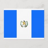 Guatemalteekse vlag briefkaart (Voorkant)