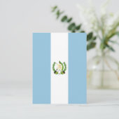 Guatemalteekse vlag briefkaart (Staand voorkant)