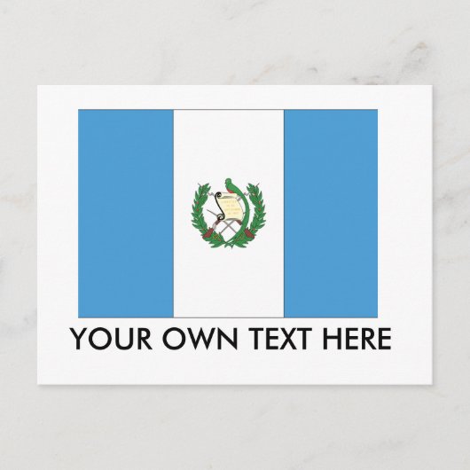 Guatemalteekse vlag briefkaart (Voorkant)