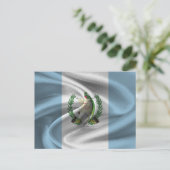Guatemalteekse vlag briefkaart (Staand voorkant)