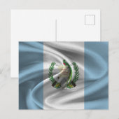Guatemalteekse vlag briefkaart (Voorkant / Achterkant)
