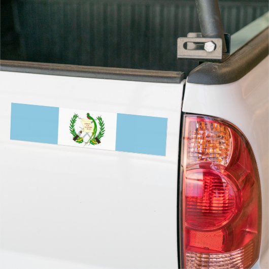 Guatemalteekse vlag bumpersticker (Op Truck)