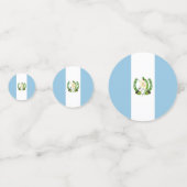 Guatemalteekse vlag confetti (Achterkanten)