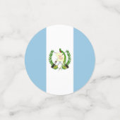 Guatemalteekse vlag confetti (Kleine voorkant)