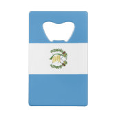 Guatemalteekse vlag creditkaart flessenopener (Achterkant)