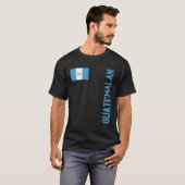 Guatemalteekse vlag en Guatemala roet T-shirt (Voorkant volledig)