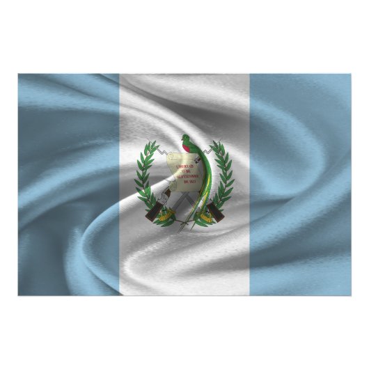 Guatemalteekse vlag foto afdruk (Voorkant)