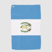 Guatemalteekse vlag  golfhanddoek (Voorkant)