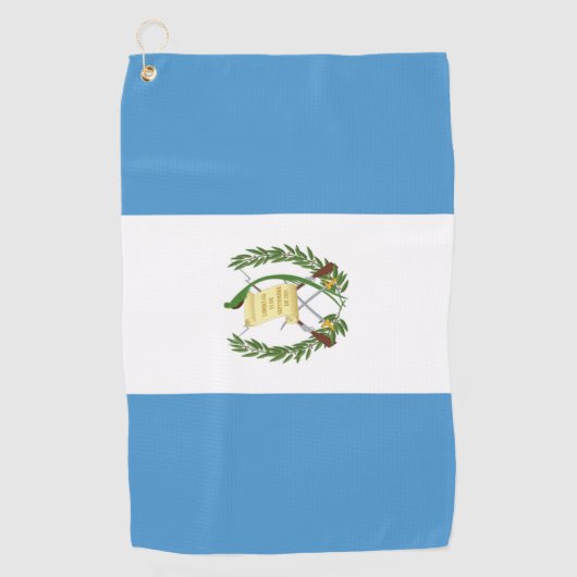 Guatemalteekse vlag  golfhanddoek (Voorkant)