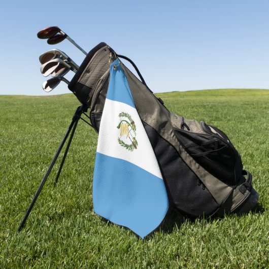 Guatemalteekse vlag  golfhanddoek (Groen)