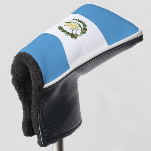 Guatemalteekse vlag golfheadcover (3/4 voorkant)