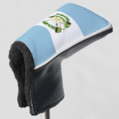 Guatemalteekse vlag golfheadcover (3/4 voorkant)