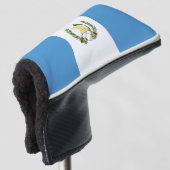 Guatemalteekse vlag golfheadcover (3/4 voorkant)