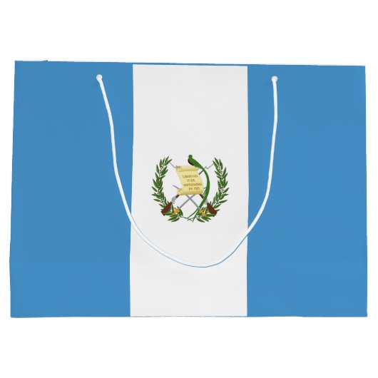 Guatemalteekse vlag groot cadeauzakje (Achterkant)