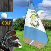 Guatemalteekse vlag & Guatemala monogrammed Golf h Golfhanddoek