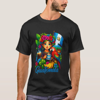Guatemalteekse Vlag Guatemala Vrouwen Hispanic Sie T-shirt
