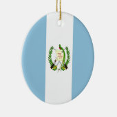 Guatemalteekse vlag keramisch ornament (Rechts)