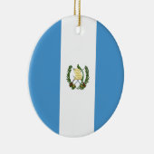 Guatemalteekse vlag keramisch ornament (Rechts)