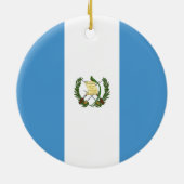 Guatemalteekse vlag keramisch ornament (Achterkant)