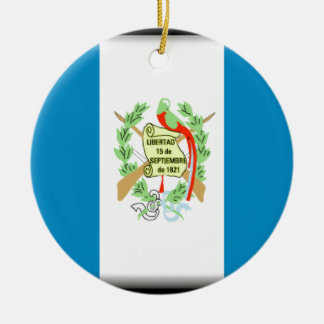 Guatemalteekse vlag keramisch ornament