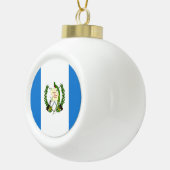 Guatemalteekse vlag keramische bal ornament (Rechts)