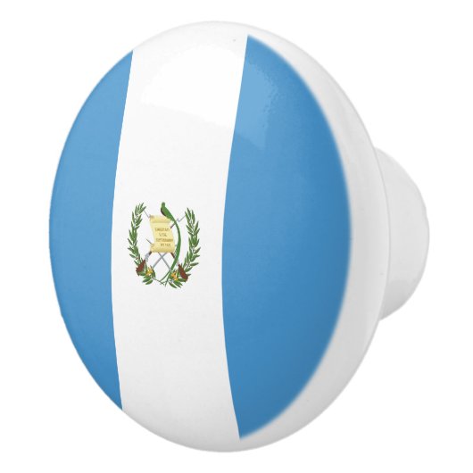 Guatemalteekse vlag keramische knop (Rechts)