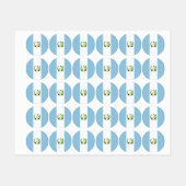 Guatemalteekse vlag labels (Vel)