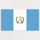 Guatemalteekse vlag labels (Design 1)