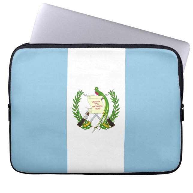 Guatemalteekse vlag laptop sleeve (Voorkant)
