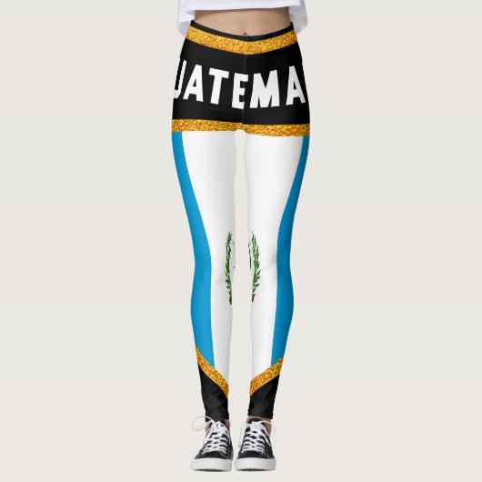 Guatemalteekse vlag leggings (Voorkant)