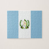 Guatemalteekse vlag legpuzzel (Horizontaal)