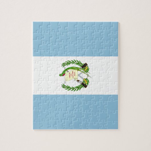 Guatemalteekse vlag legpuzzel (Verticaal)