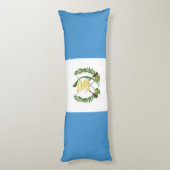 Guatemalteekse vlag lichaamskussen (Achterkant (Verticaal))