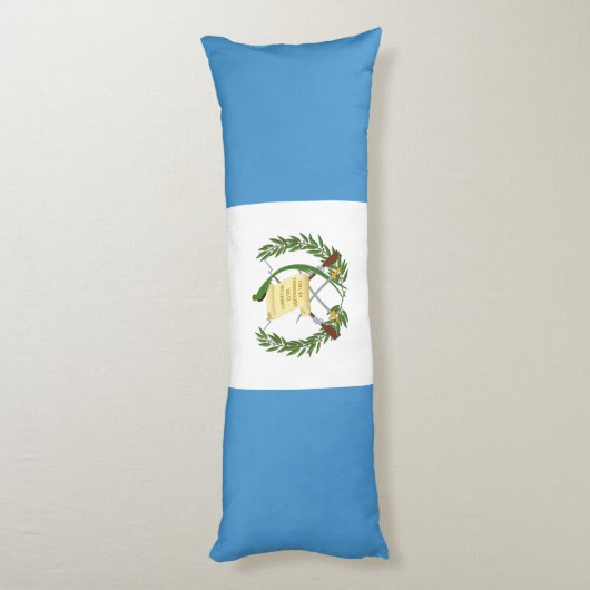 Guatemalteekse vlag lichaamskussen (Achterkant (Verticaal))
