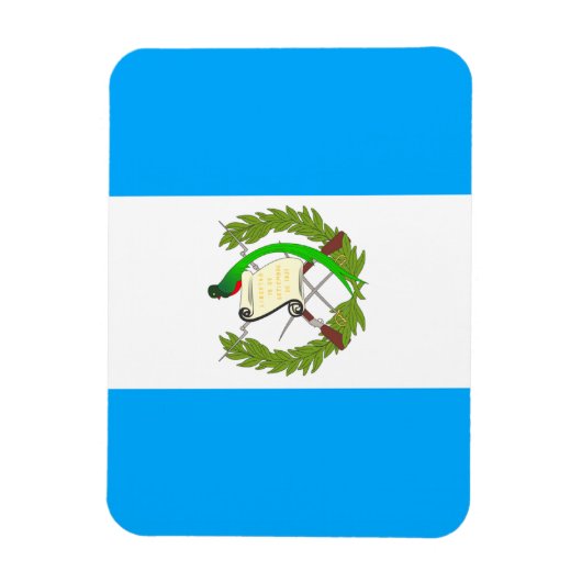 Guatemalteekse vlag magneet (Verticaal)