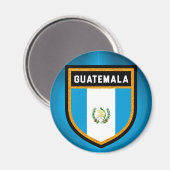 Guatemalteekse vlag magneet (Voorkant / Achterkant)