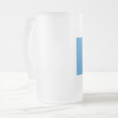 Guatemalteekse vlag matglas bierpul (Voorkant links)