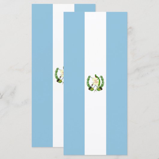 Guatemalteekse vlag menu (Voorkant / Achterkant)