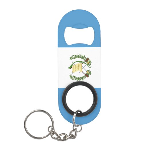 Guatemalteekse vlag mini flessenopener (Voorkant)