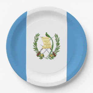 Guatemalteekse vlag papieren bordje